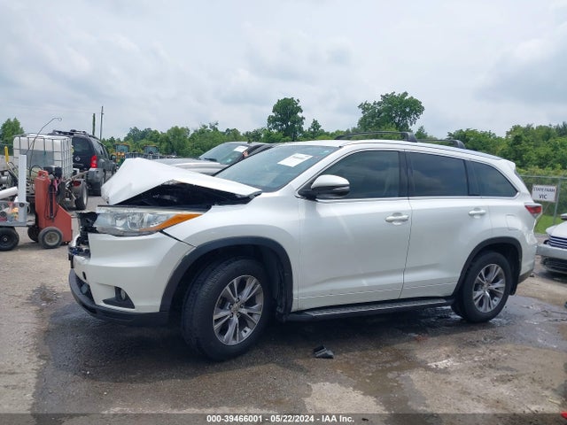 Toyota Highlander Xle V6 2015 5TDKKRFH4FS102864 Image 14