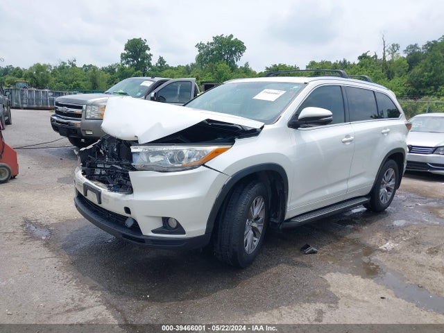 Toyota Highlander Xle V6 2015 5TDKKRFH4FS102864 Image 2