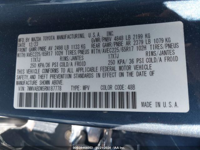 7MMVABDM5RN187778 Mazda Cx-50 2.5 S Premium