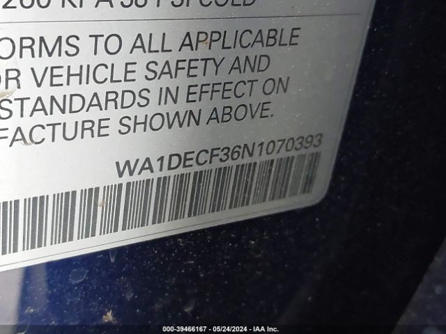 WA1DECF36N1070393 Audi Q3 Premium 45 Tfsi S Line Quattro Tiptronic