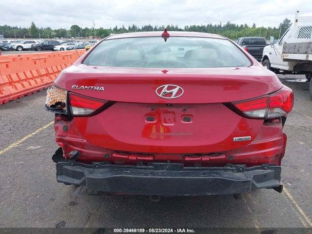 Hyundai Elantra Limited 2015 KMHDH4AE0FU253912 Image 16