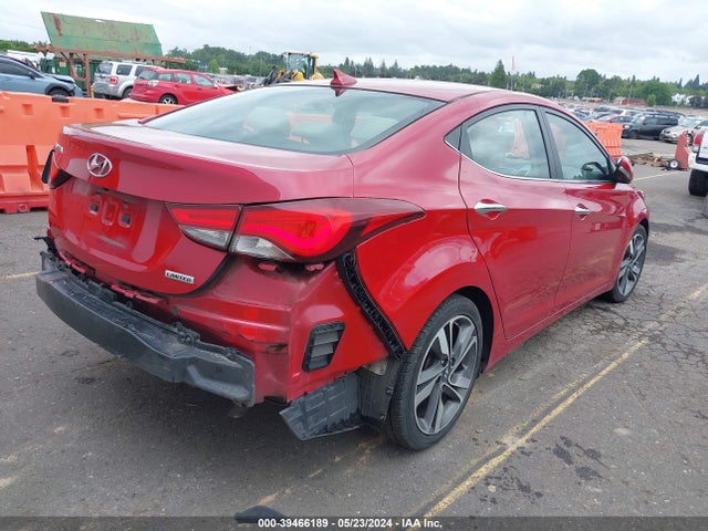 Hyundai Elantra Limited 2015 KMHDH4AE0FU253912 Image 4