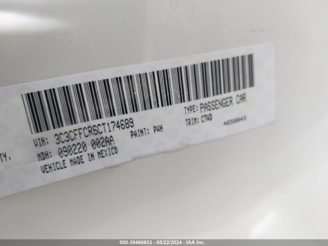 2012 FIAT 500 3C3CFFCR6CT174689 Photo 8