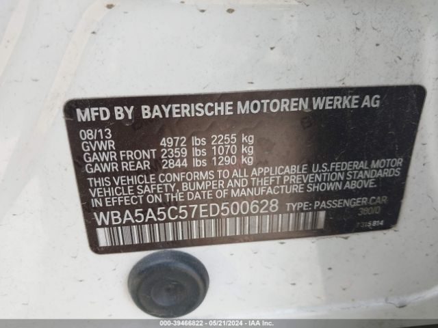 WBA5A5C57ED500628 BMW 528I