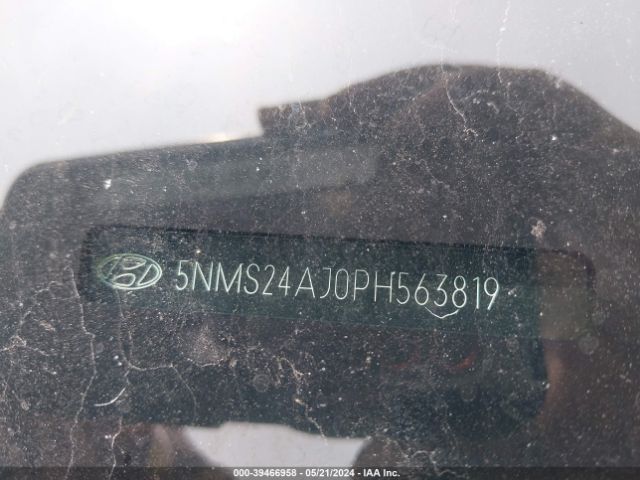 5NMS24AJ0PH563819 Hyundai Santa Fe Sel