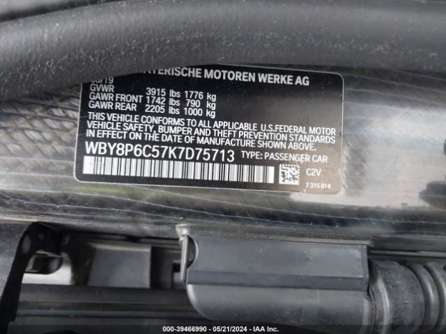 2019 BMW I3S WBY8P6C57K7D75713 Photo 8