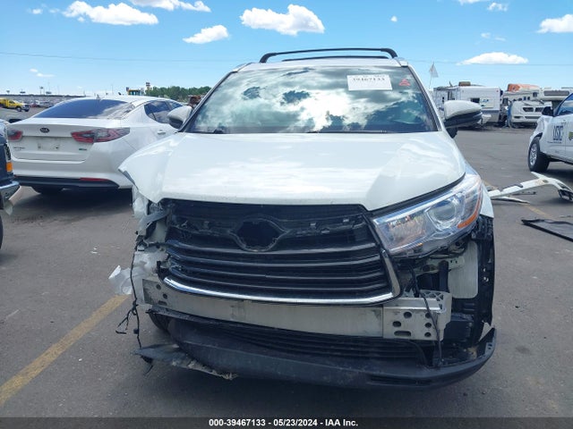 Toyota Highlander Xle V6 2016 5TDJKRFH3GS347734 Image 12