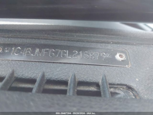 1C4BJWFG7GL215879 Jeep Wrangler Unlimited Rubicon