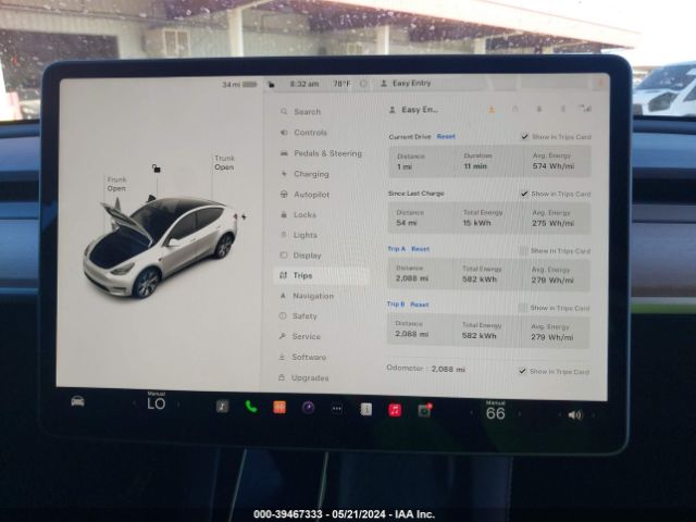 7SAYGDEDXRF047457 Tesla Model Y Rwd