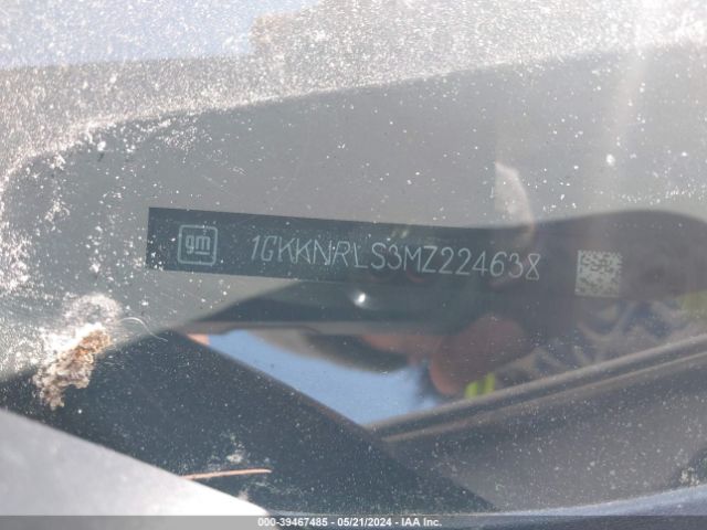 1GKKNRLS3MZ224638 GMC Acadia Awd Sle
