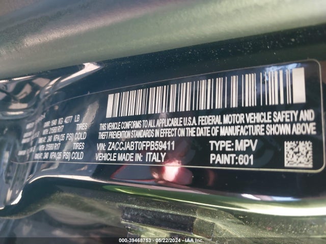 Jeep Renegade Latitude 2015 ZACCJABT0FPB59411 Image 9