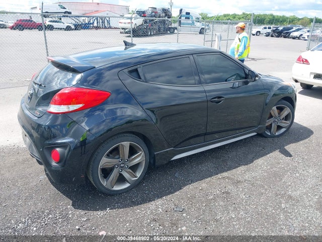 Hyundai Veloster Turbo W/black 2014 KMHTC6AE3EU201033 Image 4