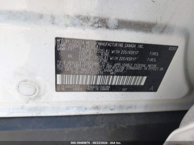 Toyota RAV4 LE 2023 2T3K1RFV6PC222918 Image 9