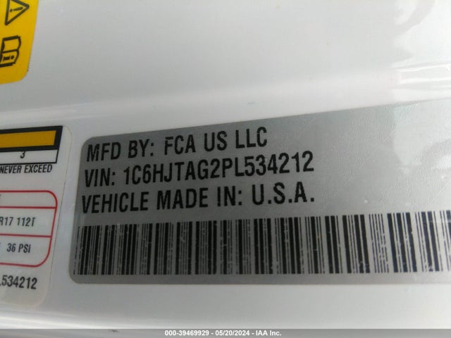 1C6HJTAG2PL534212 Jeep Gladiator Sport S 4x4