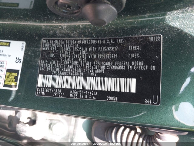 Toyota Corolla Cross Le 2022 7MUBAABG3NV038404 Image 9
