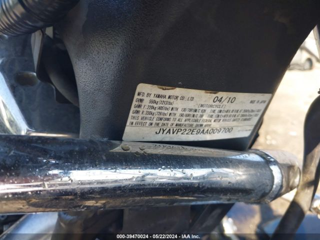 2010 YAMAHA XV1900 JYAVP22E9AA009700 Photo 9