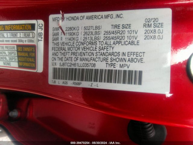 5J8TC2H61LL035708 Acura Rdx A-spec Package