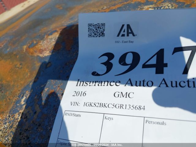 1GKS2BKC5GR135684 GMC YUKON SLT