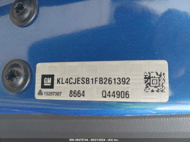 KL4CJESB1FB261392 Buick Encore