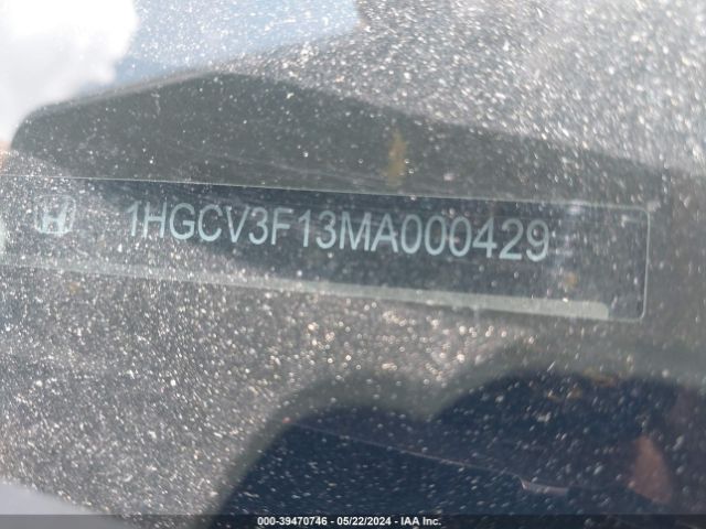 1HGCV3F13MA000429 Honda ACCORD HYBRID