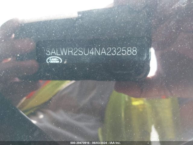 SALWR2SU4NA232588 Land Rover Range Rover Sport Hse Silver Edition Mhev