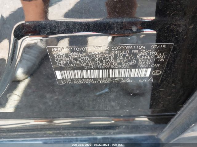 JTHCF1D29F5029326 Lexus IS 250