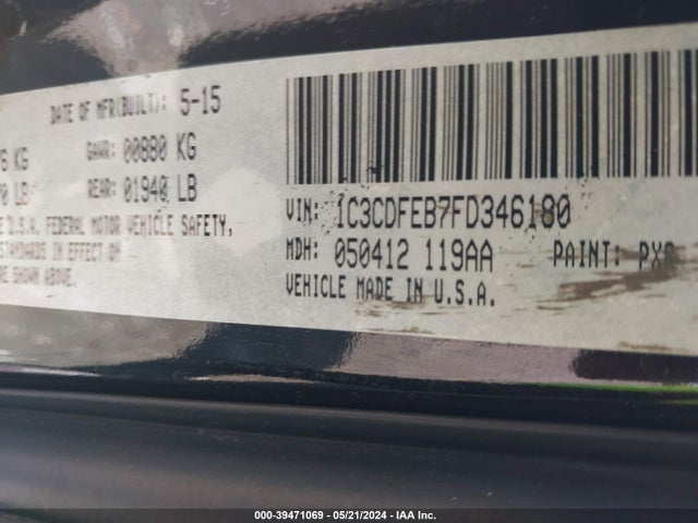 Dodge DART GT 2015 1C3CDFEB7FD346180 Image 9