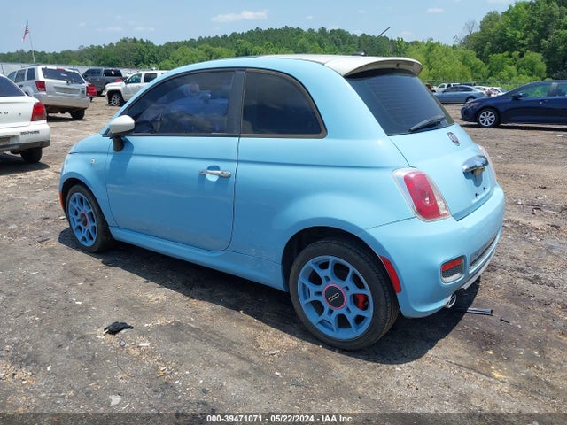 2012 FIAT 500 3C3CFFBR2CT112790 Photo 2