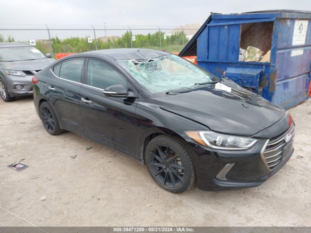 Auction sale of the 2017 Hyundai Elantra Limited, vin: 5NPD84LF7HH059076, lot number: 39471200
