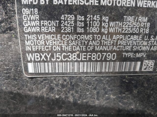 WBXYJ5C38JEF80790 BMW X2 Xdrive28i