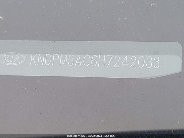 KNDPM3AC6H7242033 KIA Sportage Lx