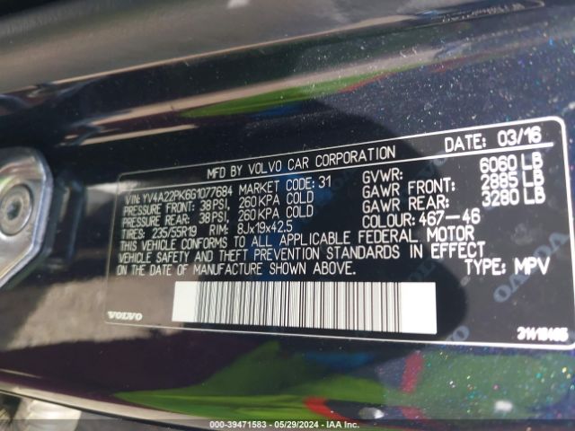 YV4A22PK6G1077684 Volvo Xc90 T6 Momentum