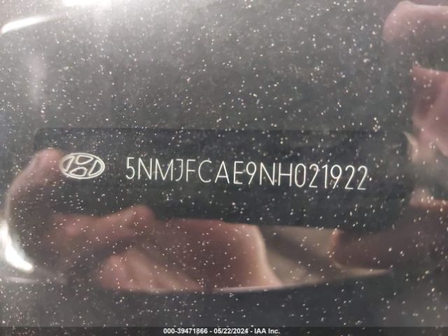 5NMJFCAE9NH021922 Hyundai TUCSON SEL
