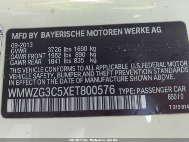 WMWZG3C5XET800576 Mini Clubman Cooper S