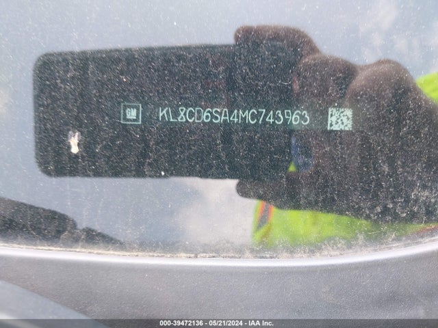 Chevrolet Spark Fwd 1lt Automatic 2021 KL8CD6SA4MC743963 Image 9