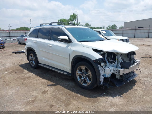 Toyota Highlander Limited Platinum 2018 5TDYZRFH7JS278029 zdjęcie główne