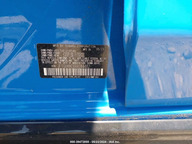 JF1GUHHC6R8244482 Subaru Impreza Rs 5-door