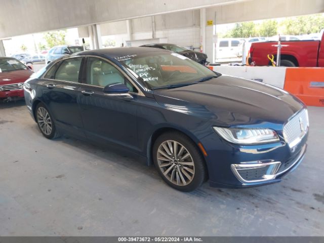 2017 Lincoln Mkz Premiere მანქანა იყიდება აუქციონზე, vin: 3LN6L5A93HR620473, აუქციონის ნომერი: 39473672