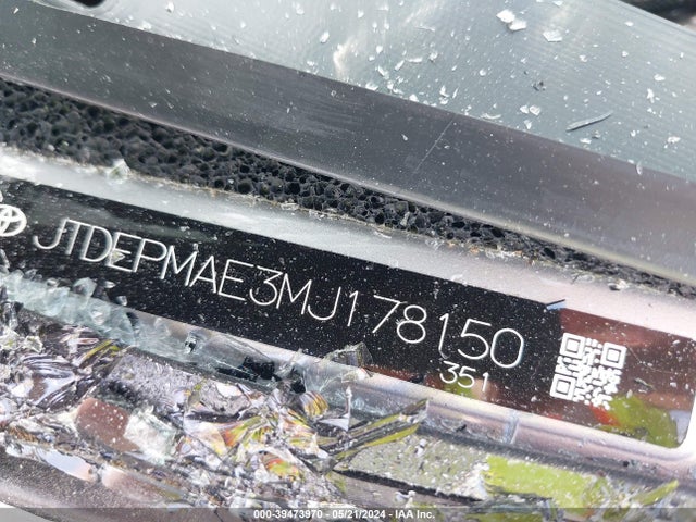 Toyota COROLLA LE 2021 JTDEPMAE3MJ178150 Image 9