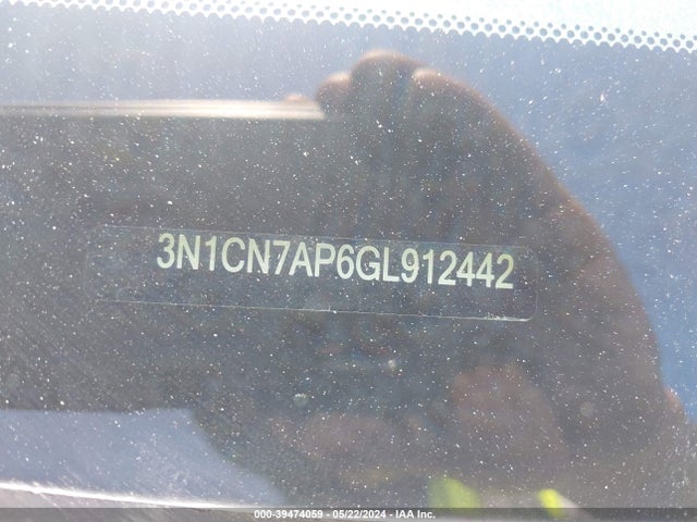 Nissan Versa 1.6 Sv 2016 3N1CN7AP6GL912442 Image 9