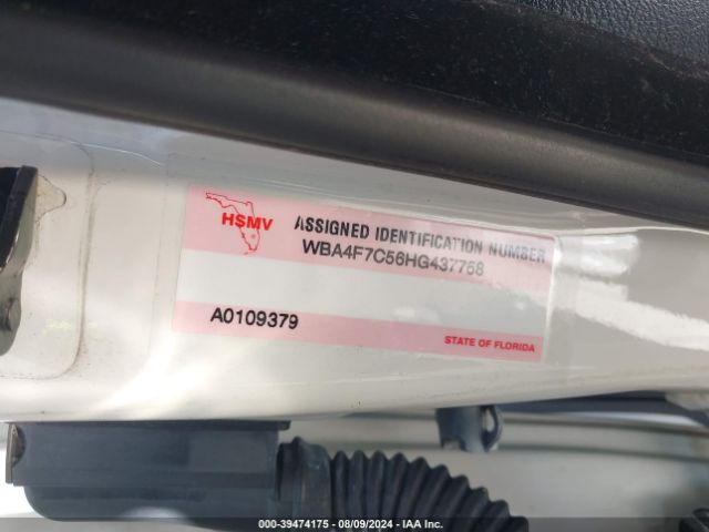WBA4F7C56HG437758 BMW 430i Gran Coupe