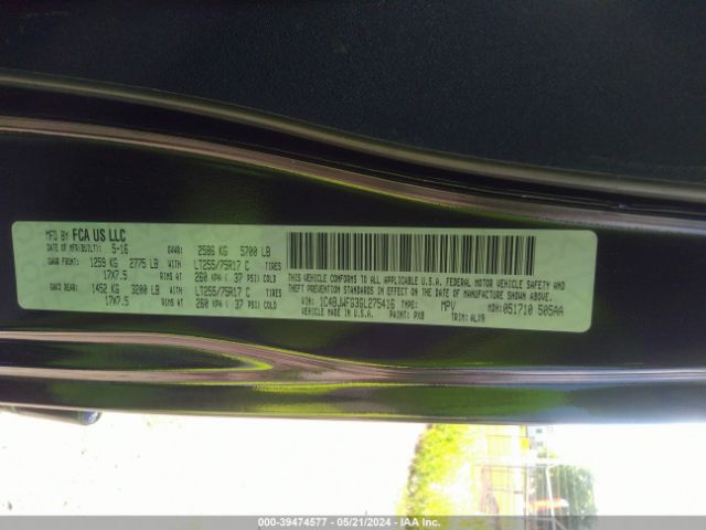 1C4BJWFG3GL275416 Jeep Wrangler Unlimited Rubicon