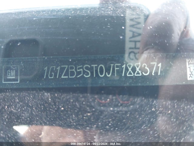 Chevrolet Malibu 1ls 2018 1G1ZB5ST0JF188371 Image 9
