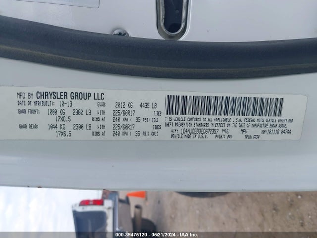 1C4NJCEB3ED672357 Jeep Compass Latitude