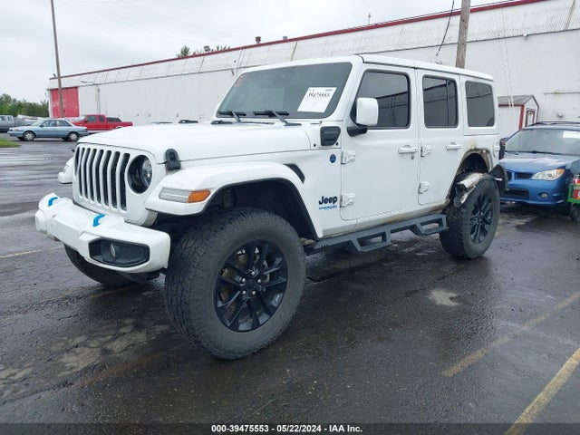 Продаж на аукціоні авто 2021 Jeep Wrangler 4xe Unlimited High Altitude 4x4, vin: 1C4JJXP62MW643294, номер лоту: 39475553