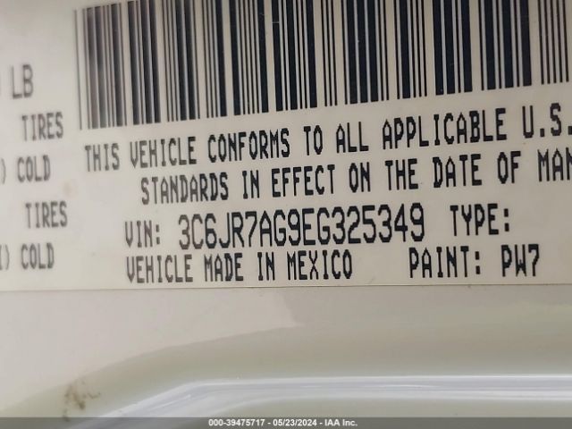 3C6JR7AG9EG325349 RAM 1500 Tradesman
