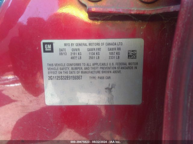 2G1125S32E9159367 Chevrolet Impala 2lt