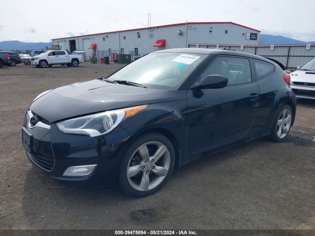 Hyundai Veloster Base W/gray 2014 KMHTC6AD2EU190985 Image 2