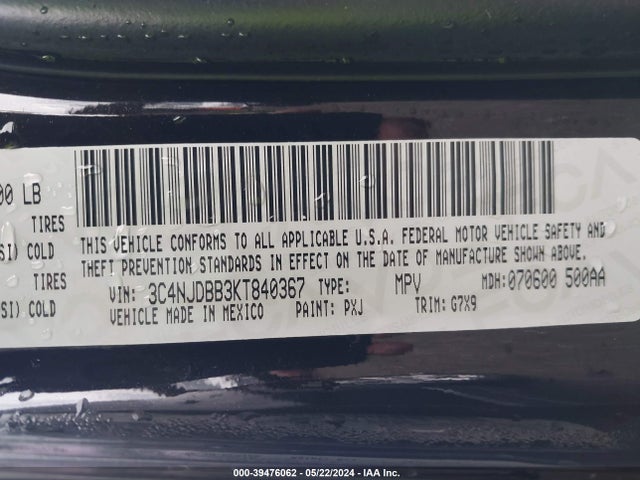 Jeep Compass Latitude 4x4 2019 3C4NJDBB3KT840367 Image 9