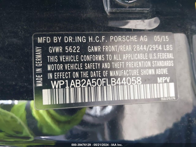 2015 PORSCHE MACAN WP1AB2A50FLB44058 Photo 8